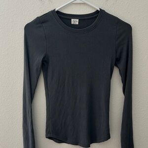 Wilfred grey long Sleeve Top